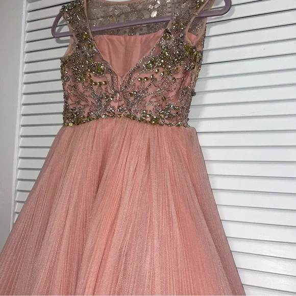 blush pink sherri hill gown - Picture 5 of 7